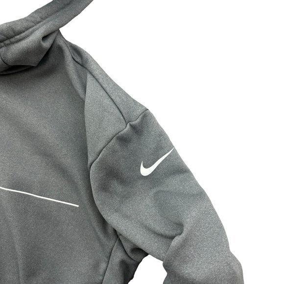 Nike Womens Size XS‎ Gray Pullover Sweatshirt Spellout Just Do It Hoodie - Picture 6 of 12